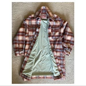 Levi’s Made & Crafted Plaid Wool Coat, Size S
